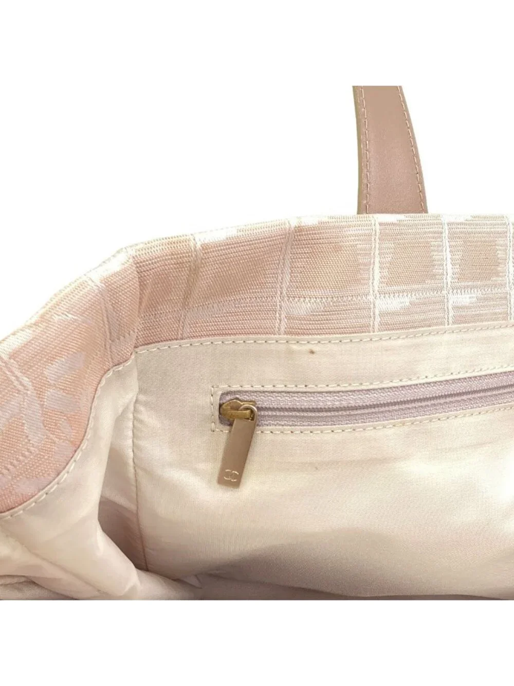 Chanel New Travel Line MM Tote Nylon Jacquard
